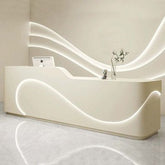 Trueliving Royal Cream Office Table Living Room H 14 x W 33 x D 33